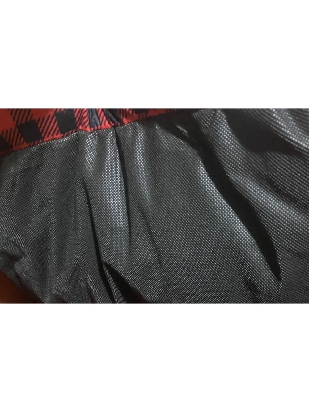 buffalo check Cuddler Small Dog or Cat Bed, Red/Black 19